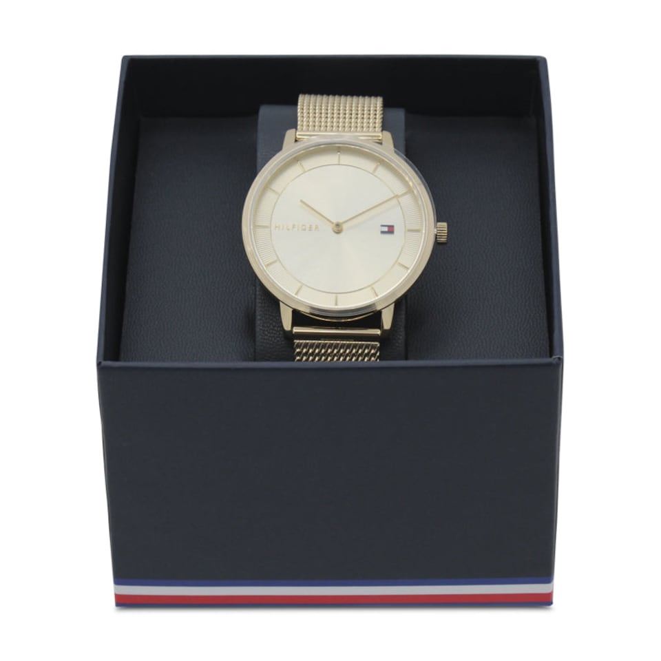 image 1 of Tommy Hilfiger Gold Ladies Quartz Watch 1782286 | Multi | Gold | One Size