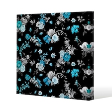 Blue Roses (Canvas Print) 114 x 114 x 4cm