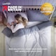 image 8 of Coverless Comfort 4.5 Tog Duvet, Single | Grey