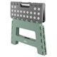 image 4 of JVL Small & Large Folding Step Stool Set – Multi-Purpose, Kitchen & Bathroom – Green