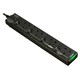 image 8 of Masterplug 4 Socket 2m Extension Lead Surge Switched & LED Black