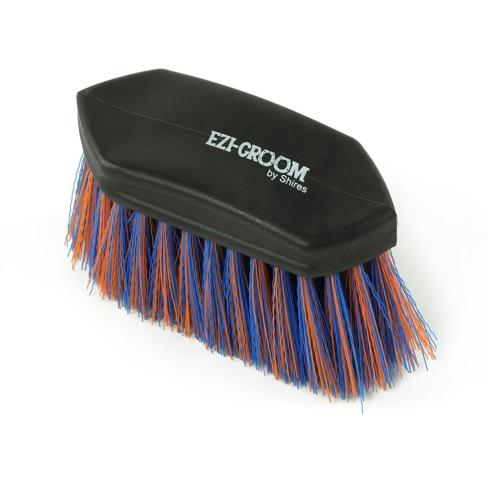 image 1 of Shires Ezi Groom Shape Up Dandy Brush Large Blue | Colour: Orange/Blue
Size: One Size