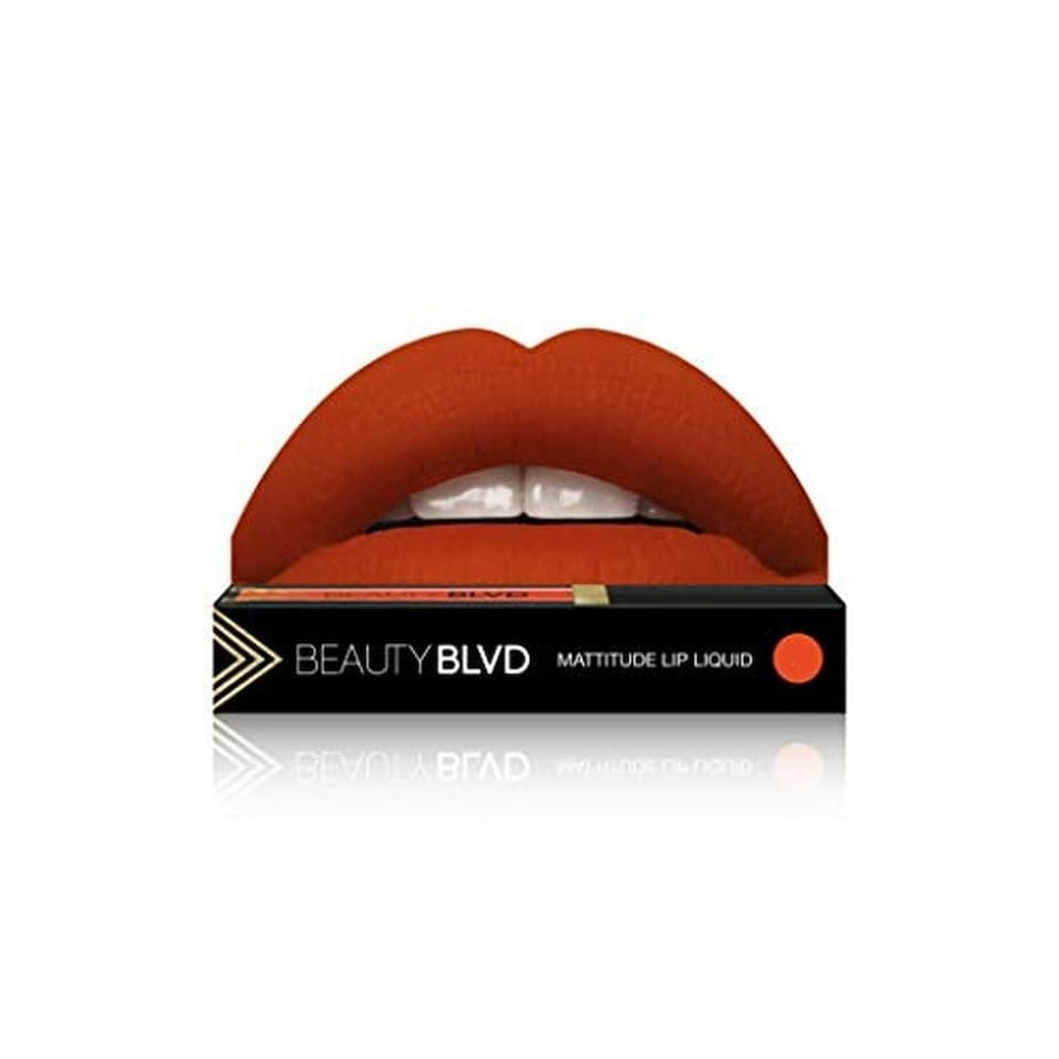 image 1 of Beauty Blvd Mattitude Liquid Lipstick 5ml - Rapid Fire