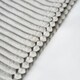 image 5 of BHS Luxury Ribbon Velvet Throw, Silver Grey | Silver