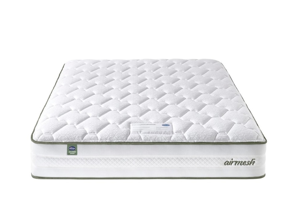 image 1 of Silentnight Airmesh 1600 Comfort Mattress King | White | King