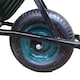 image 5 of 110 Litre 150kg Capacity Heavy Duty Outdoor Pneumatic Plastic Garden Wheelbarrow in Green