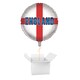 image 1 of England Flag Round Foil Balloon - Balloon In A Box