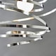 image 4 of ValueLights Bensson Silver Ceiling Pendant Shade