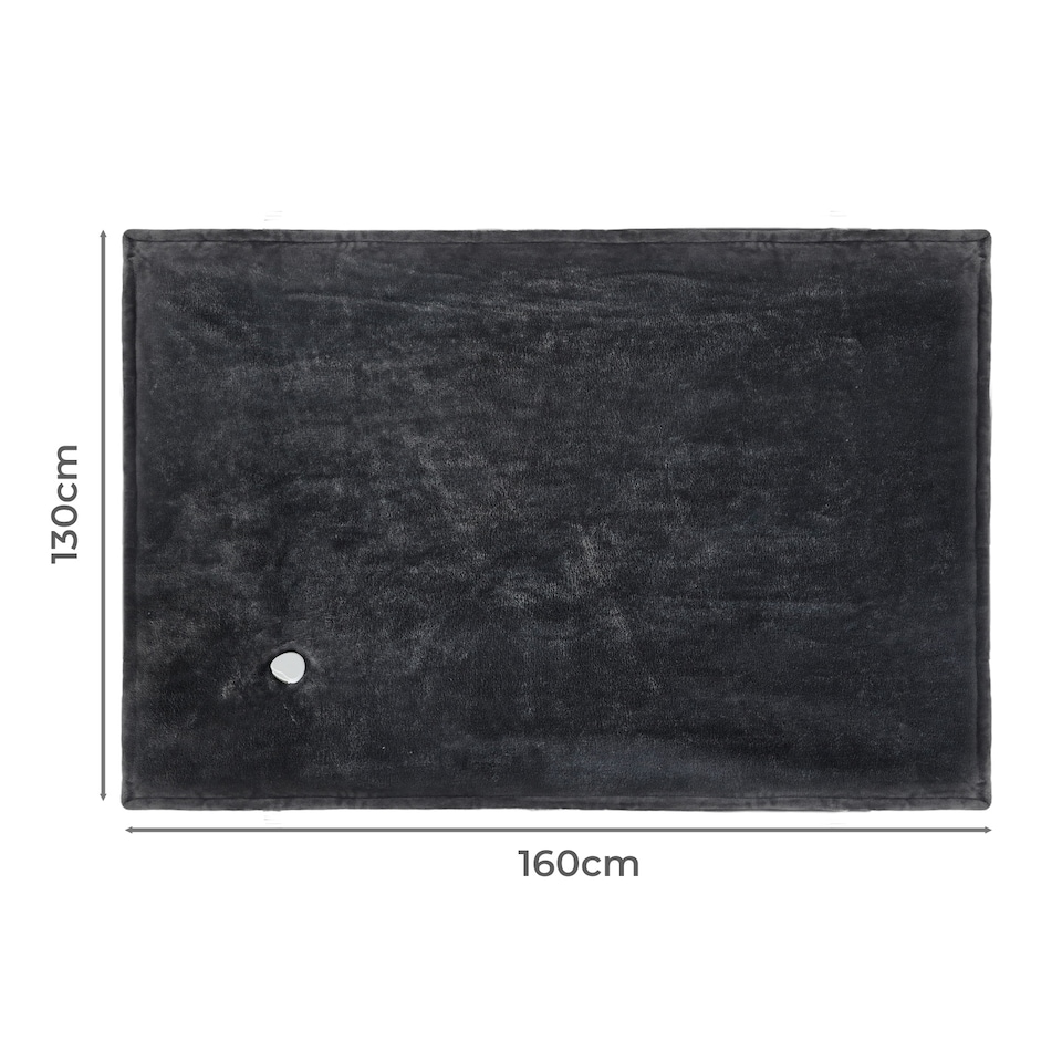 image 1 of Lavio Electric Heated Blanket Throw Soft Flannel Washable Fast Heat