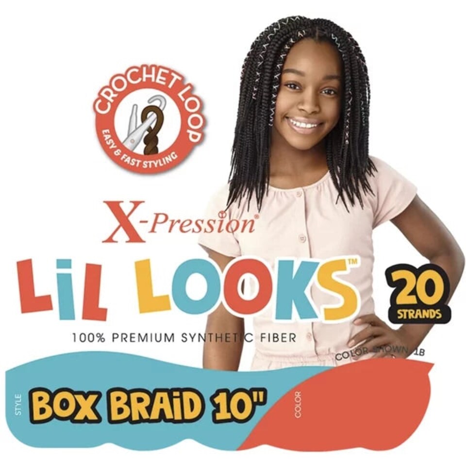 image 1 of X Pression Syn Lil Looks Box Braid Multi | 1 (Size 10) | One Size