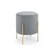 image 2 of Light Grey Velvet Stool