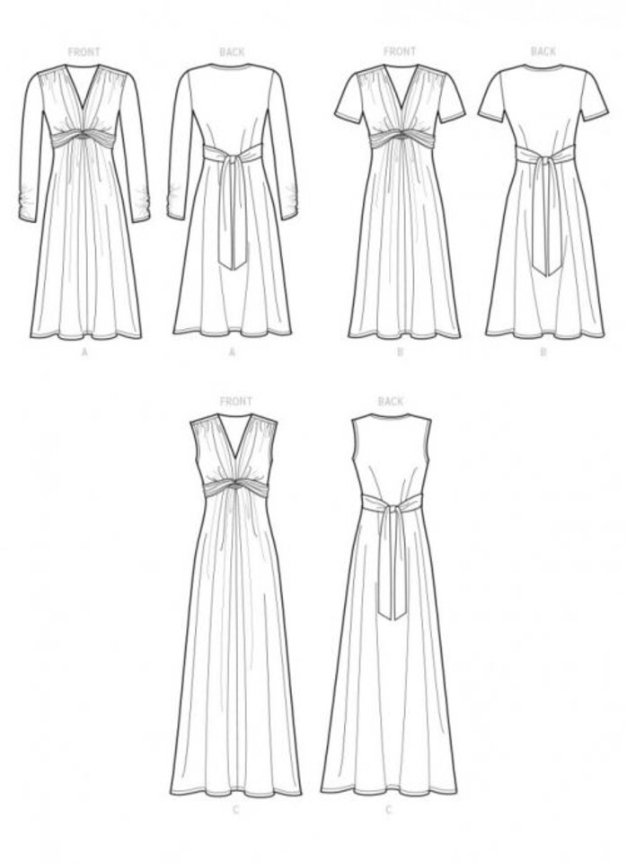 image 1 of Simplicity 9600 Paper Sewing Pattern – Women’s Dress, Size H5 (6–8–10–12–14), Intermediate