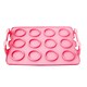 image 7 of Oypla Pink 3 Tier 36 Cupcake Plastic Carrier Holder Storage Container Pink