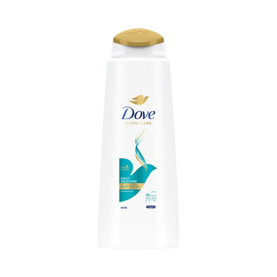 Dove Shampoo 2 in1 Daily Moisture 400ml x 6