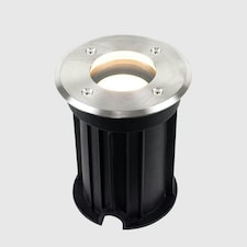ValueLights Modern Bushed Chrome IP54 Rated Outdoor Garden Walk Over Light