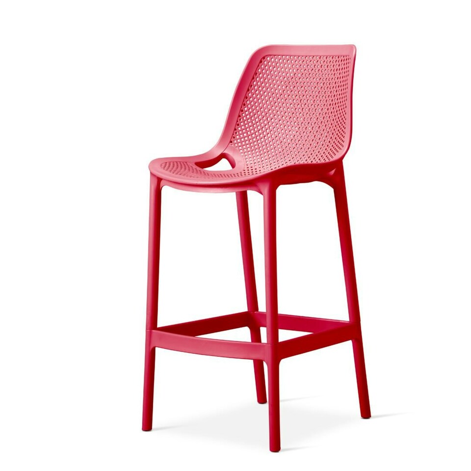 image 1 of Gunez Bar Stool Quality - Red Red