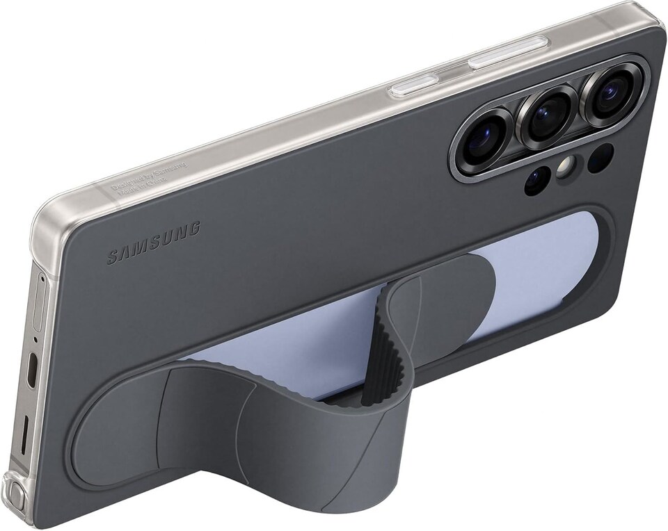 image 1 of Samsung Galaxy S25 Ultra 6.9 Standing Grip Case Black - EF-GS938CBEGWW