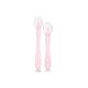 image 1 of Kikka Boo Silicone Spoons With Suction Cup Pink 2Pk
