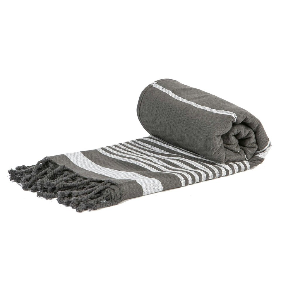 image 1 of Nicola Spring Deluxe Turkish Soft Lightweight 100% Cotton Bath Towel - 157 x 87cm - Steel Grey - Bath Towel Beach Towel Bath Sheet Beach Blanket Grey
