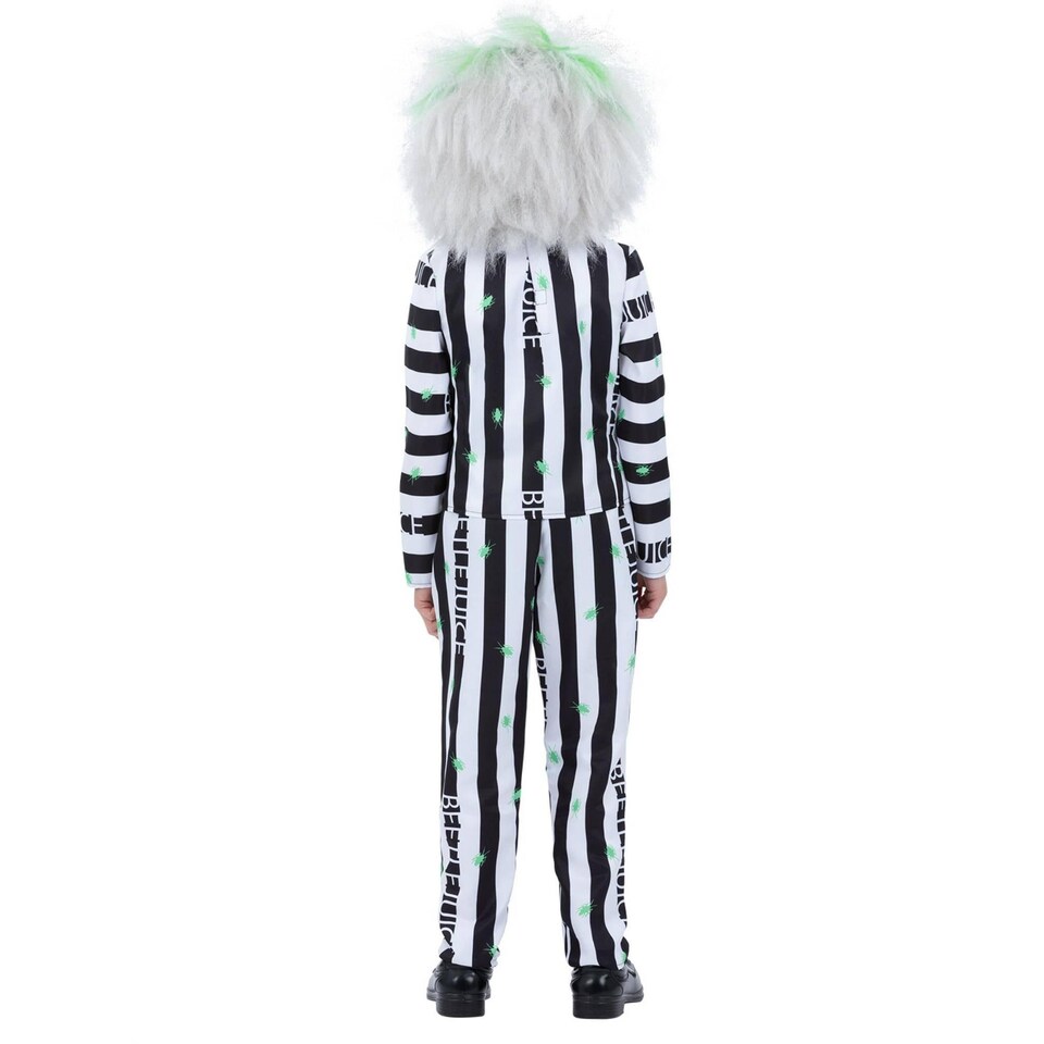 image 1 of Beetlejuice Boys Character Costume Set | Black | Black/White | 3-4 years | 1