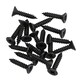 image 5 of 16in / 400mm Heavy Duty T Tee Hinges For Shed + Garden Gates Black Finish 10pc