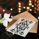 image 4 of Samuel J De Mesquita Art Card Ornament With Diamond Shape