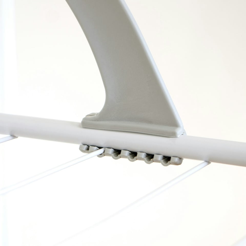 image 1 of JVL Over Door Radiator Clothes Drying Airer-3M, White, Pack of 2