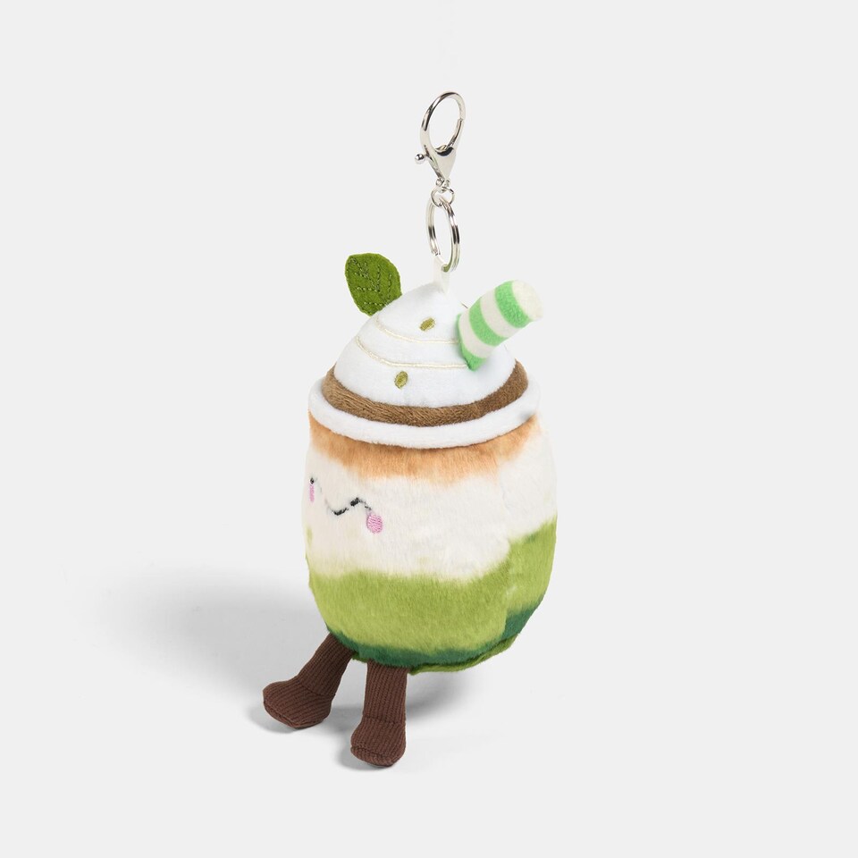image 1 of OHS Sweetie Pie Bag Charm Keyring Soft Fleece Keychain