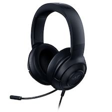 Kraken X Lite - Wired Ultralight PC Gaming Headset - Surround Sound bendable cardioid microphone (230g light, 3.5 jack for PS4, PS5, Switch, Xbox One, Xbox Series X|S) Black