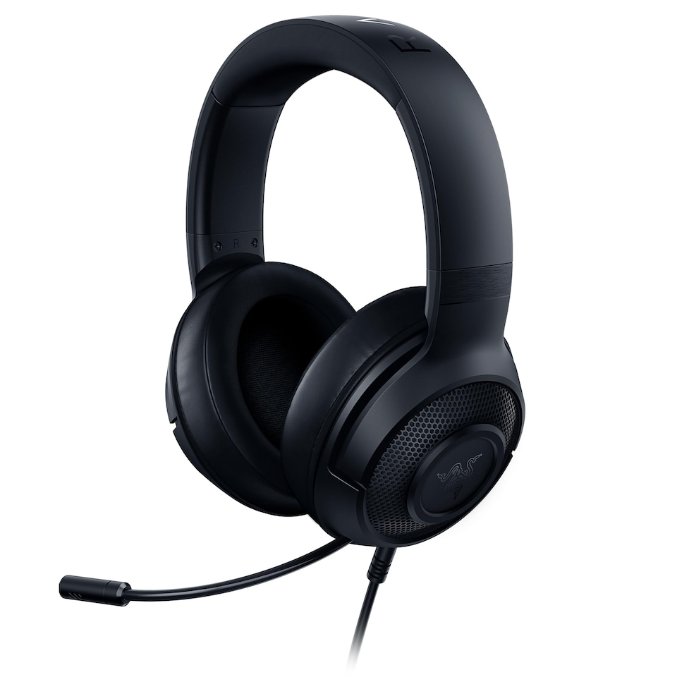 image 1 of Kraken X Lite - Wired Ultralight PC Gaming Headset - Surround Sound bendable cardioid microphone (230g light, 3.5 jack for PS4, PS5, Switch, Xbox One, Xbox Series X|S) Black