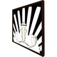 image 3 of Art deco skyscraper in black & white (Picture Frame) White | XS