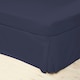 image 2 of Belledorm Easycare Percale Platform Valance - Navy - Narrow Double