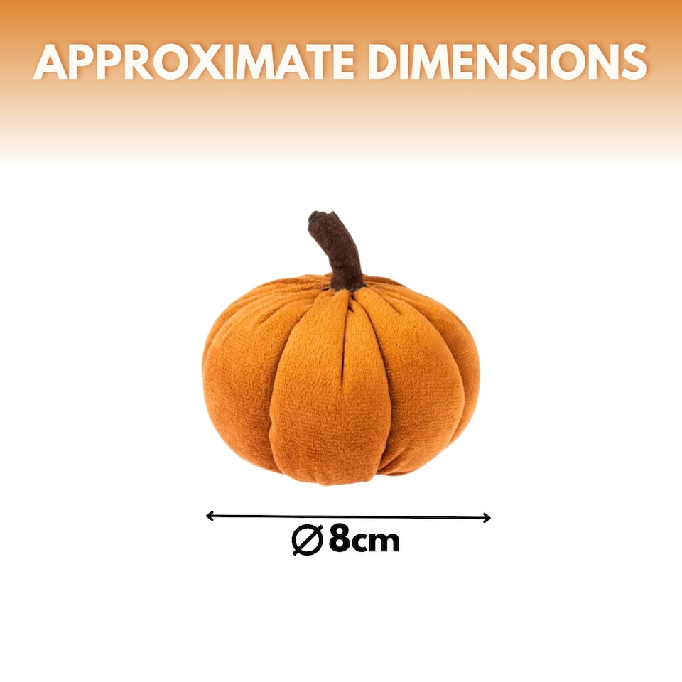 image 1 of Marco Paul Pack of 7 Plush Pumpkin Autumn Decor