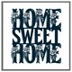 image 3 of Home sweet home type (Picutre Frame) Brown | M
