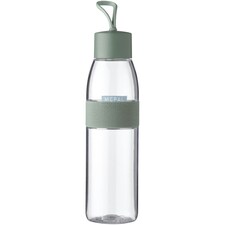 Mepal Ellipse 500ml Water Bottle - Clear/Heather Green - One Size