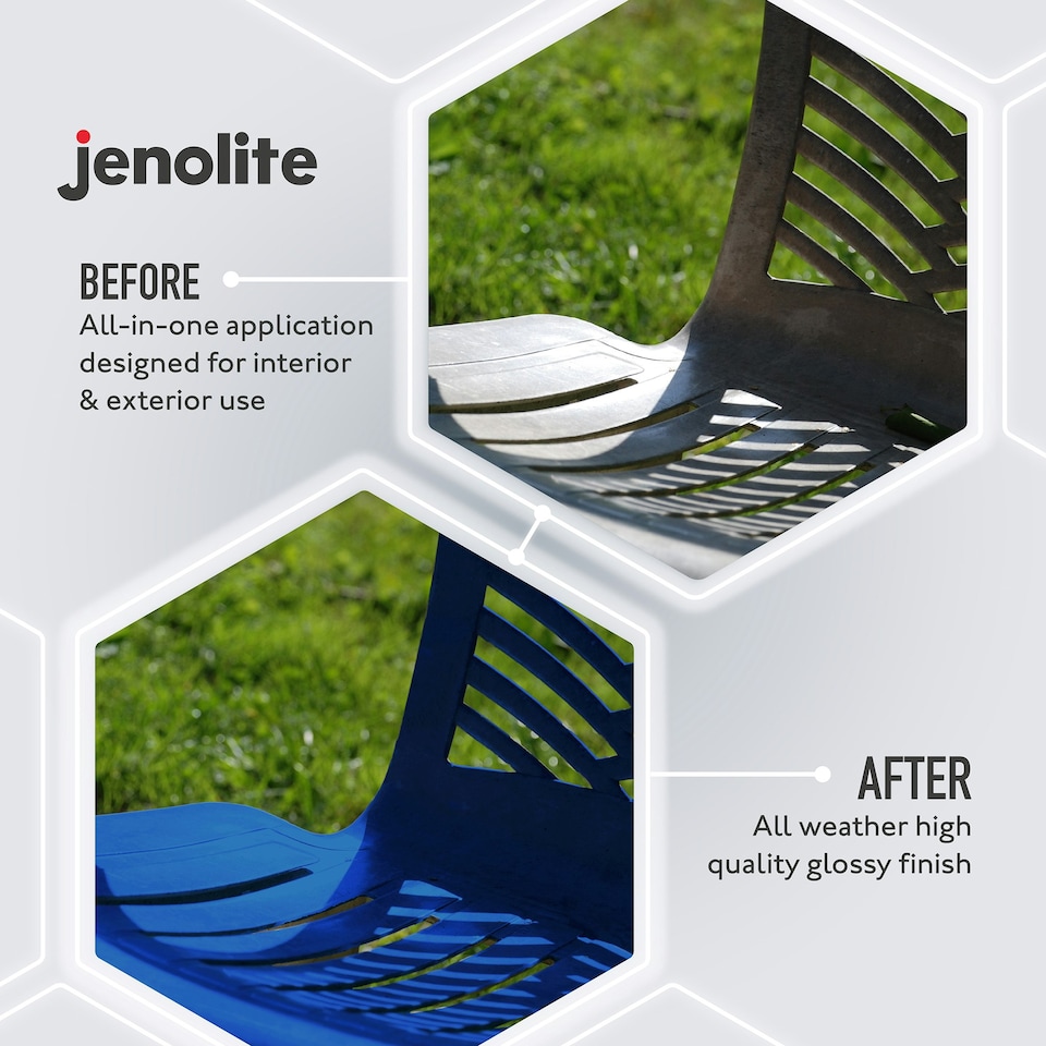 image 1 of Jenolite Directoplast Multi-Surface Paint - Ultramarine Blue Gloss - 400ml Spray Can - 3-Pack