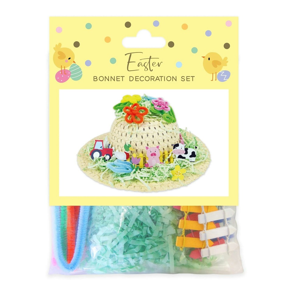 Easter Farm Bonnet Decoration Kit
