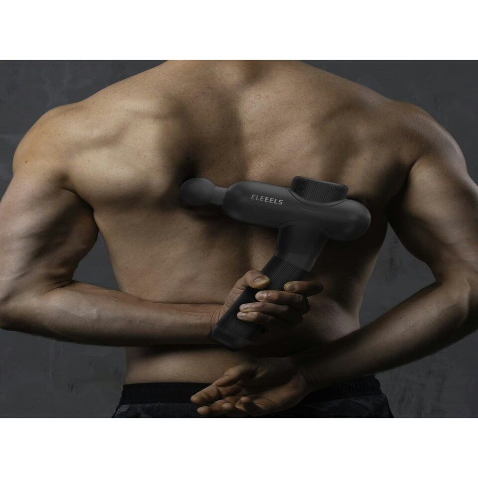 image 1 of Eleeels X3 Percussive Massage Gun - Ultralight, Ergonomic, Rechargeable Therapy for Neck and Muscle Relief