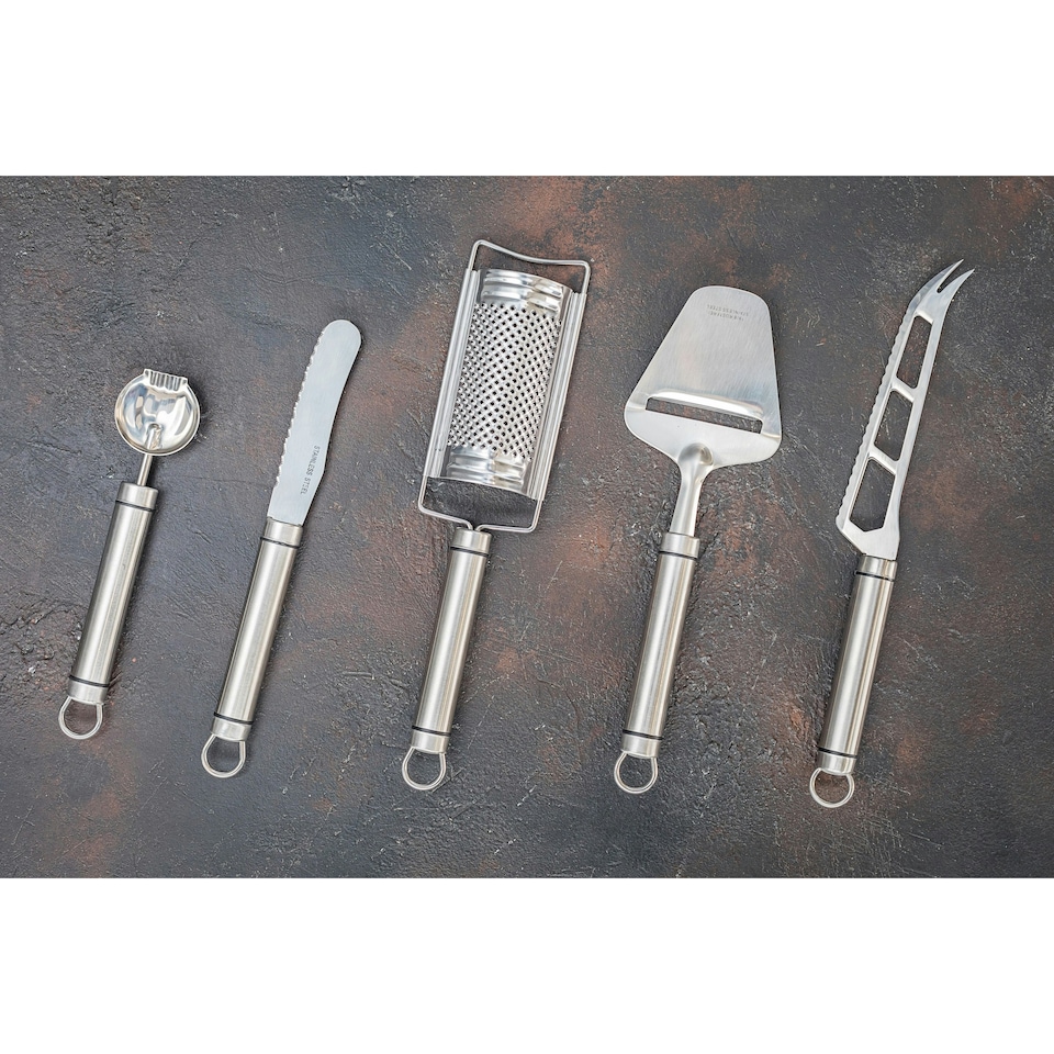 image 1 of KitchenCraft Cheese Slicer Silver Stainless Steel 24cm