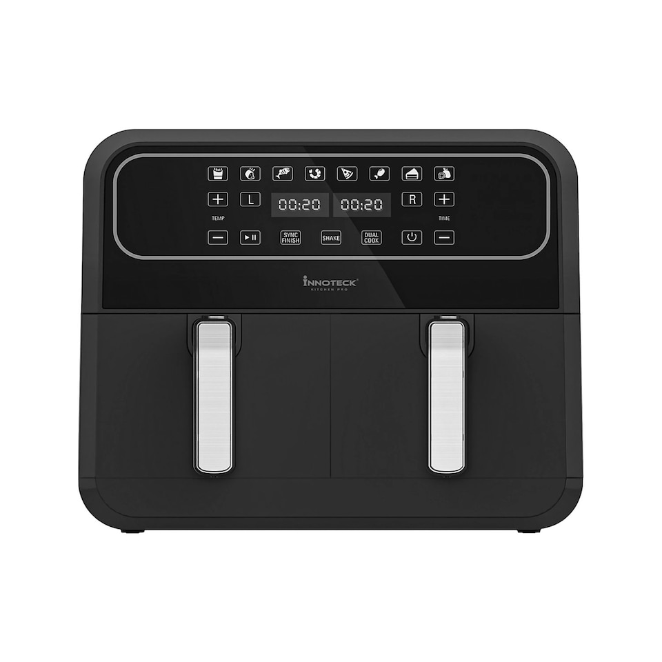 image 1 of Innoteck Kitchen Pro Dual Basket Air Fryer - 8 Litre (4L x 4L) Air Fryer