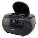image 3 of Groov-e GVPS833/BK Traditional Boombox Portable CD & Cassette Player with Radio - Black