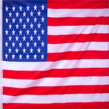 USA Flag Inc. Holes 150x90cm