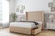image 3 of Sloomy Rutherford Pebble Plush Divan Bed With Mattress No Drawers With 54" Wingback Headboard & 12" Matching Footboard 2'6 Small Single | Brown | Pebble | Small Single | 1