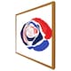 image 4 of Red & blue rose (Picutre Frame) Brown | XS
