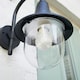 image 2 of ValueLights Black Bramhall Outdoor Wall Lantern with 6W Warm White Bulb Black