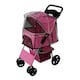 image 4 of Pet Stroller with Rain Cover – Pink One Size