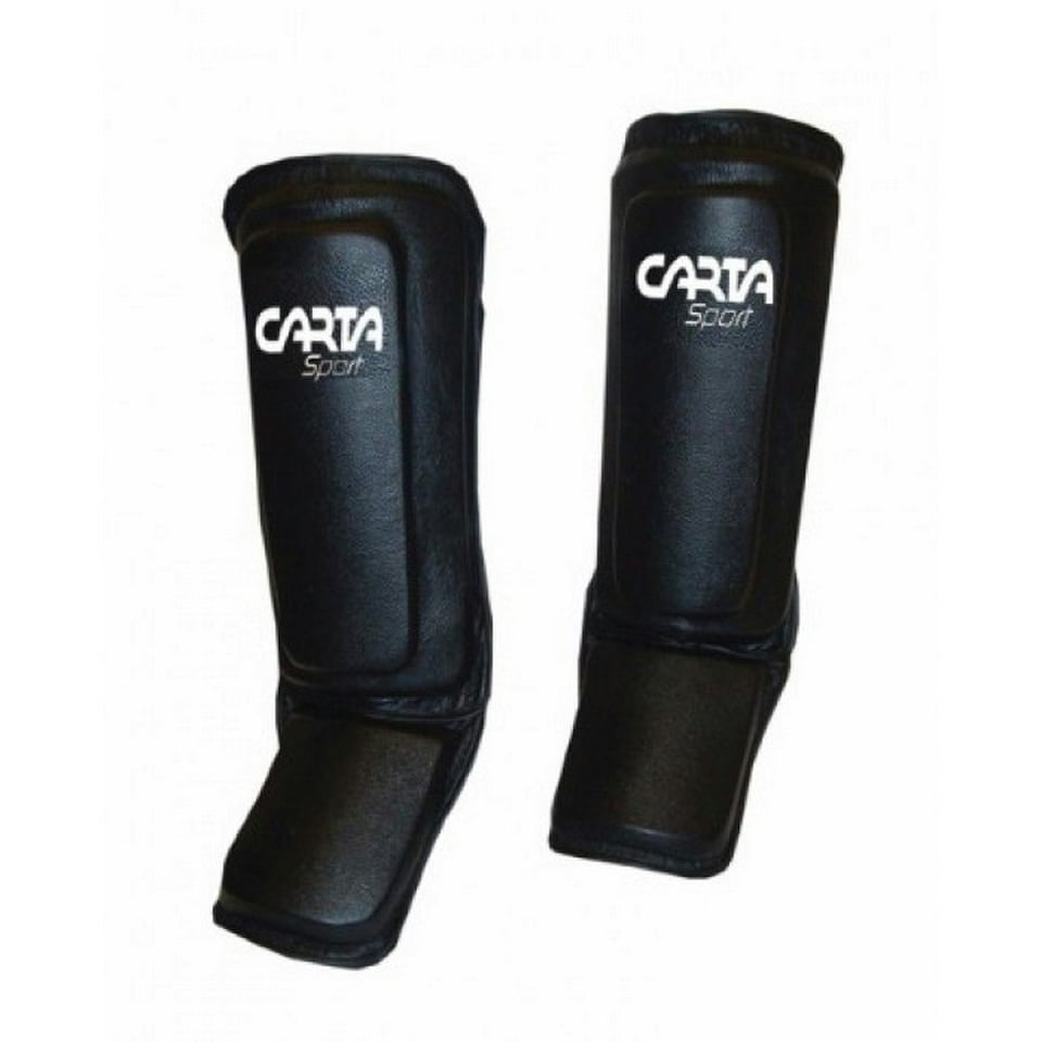 Carta Sport Martial Arts Shin Instep - Black/White - S-M