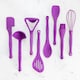 image 6 of Colourworks Silicone Kitchen Ladle with Spout Purple