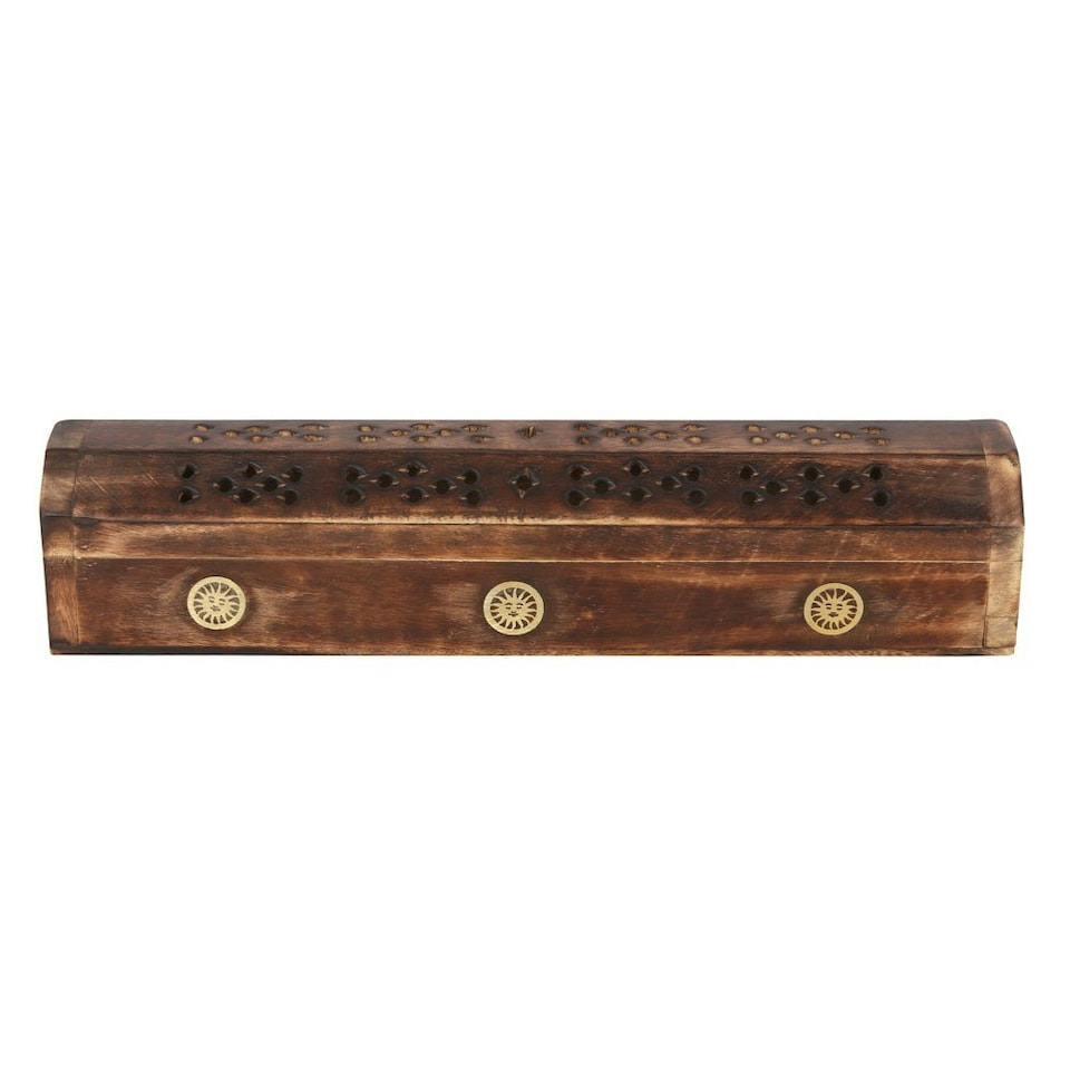 image 1 of Elements Patchouli & Orange Sun Wooden Incense Gift Set - Brown - One Size