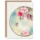 image 1 of Noritake Factory Japanese Art Card Vintage Floral Design For Plate